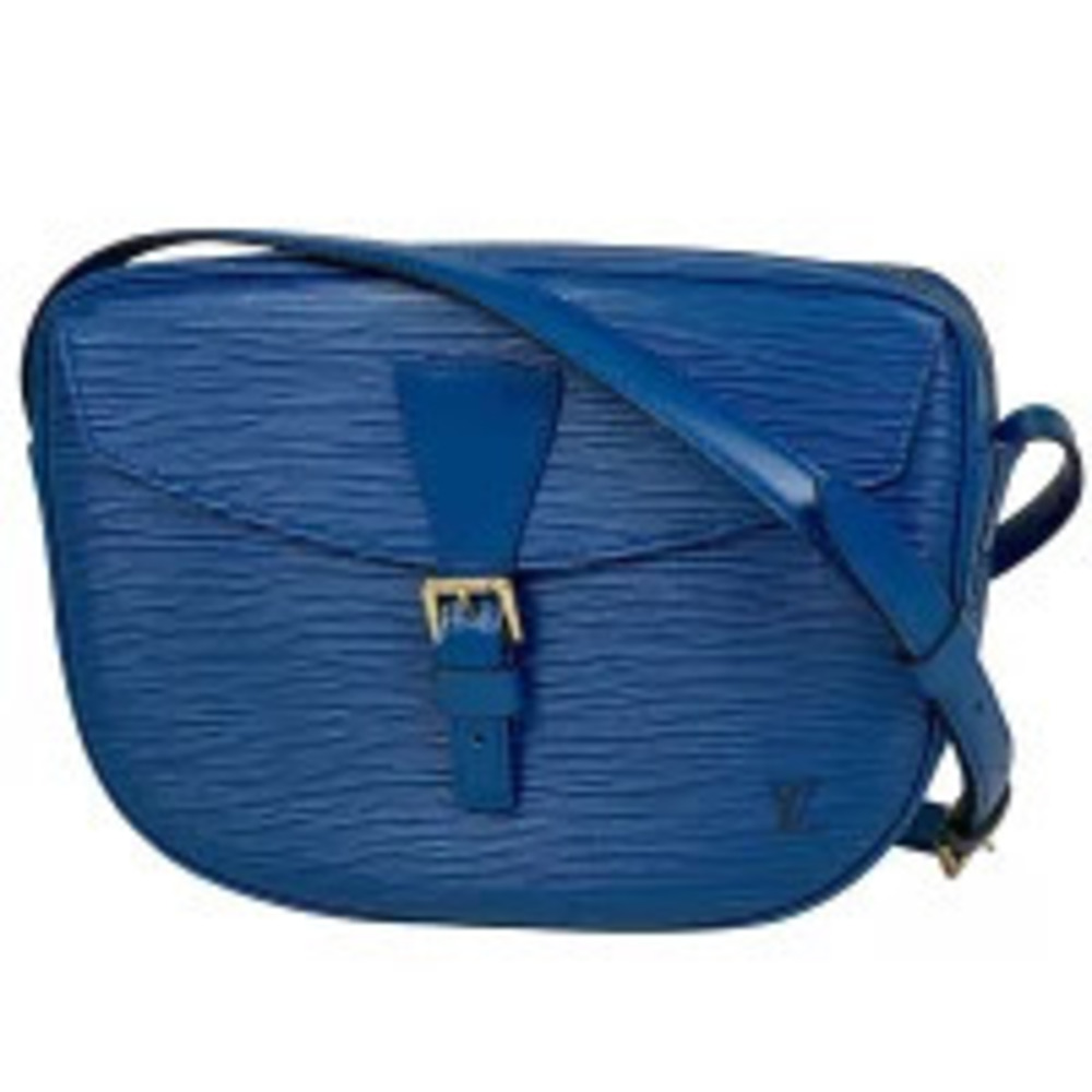 Louis Vuitton Jeune Fille Crossbody Shoulder Bag Epi Leather Toledo Blue